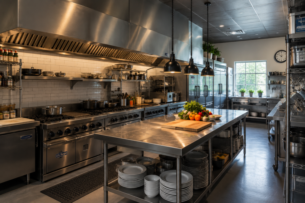 commercial kitchen