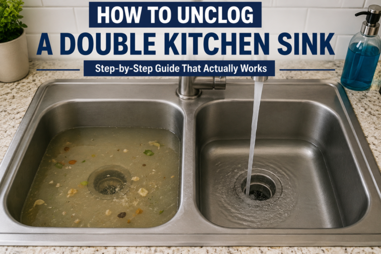 Double kitchen sink