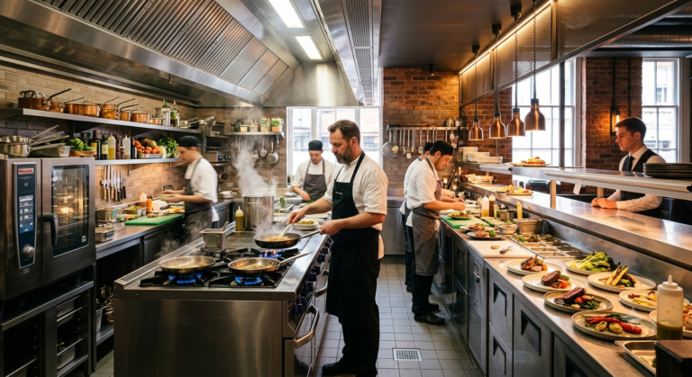 commercial kitchen