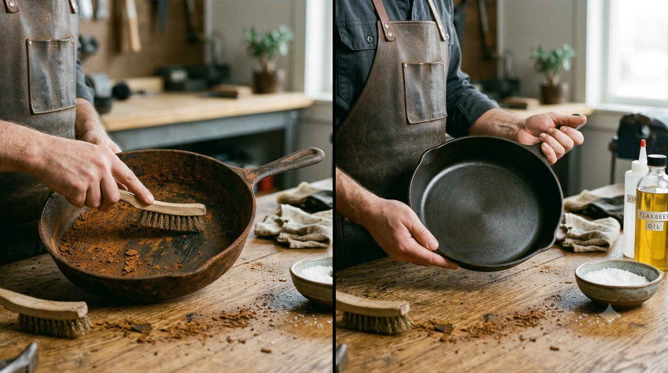 How to Remove Rust from Cast Iron