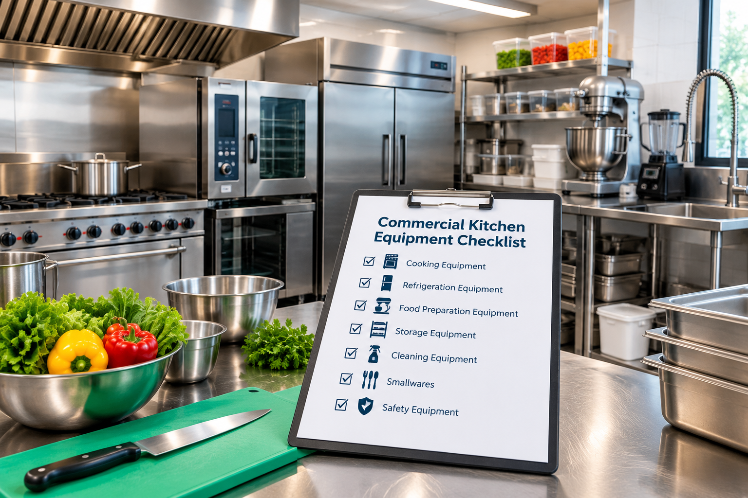 Commercial Kitchen Equipment Checklist: Essential Items for Restaurants