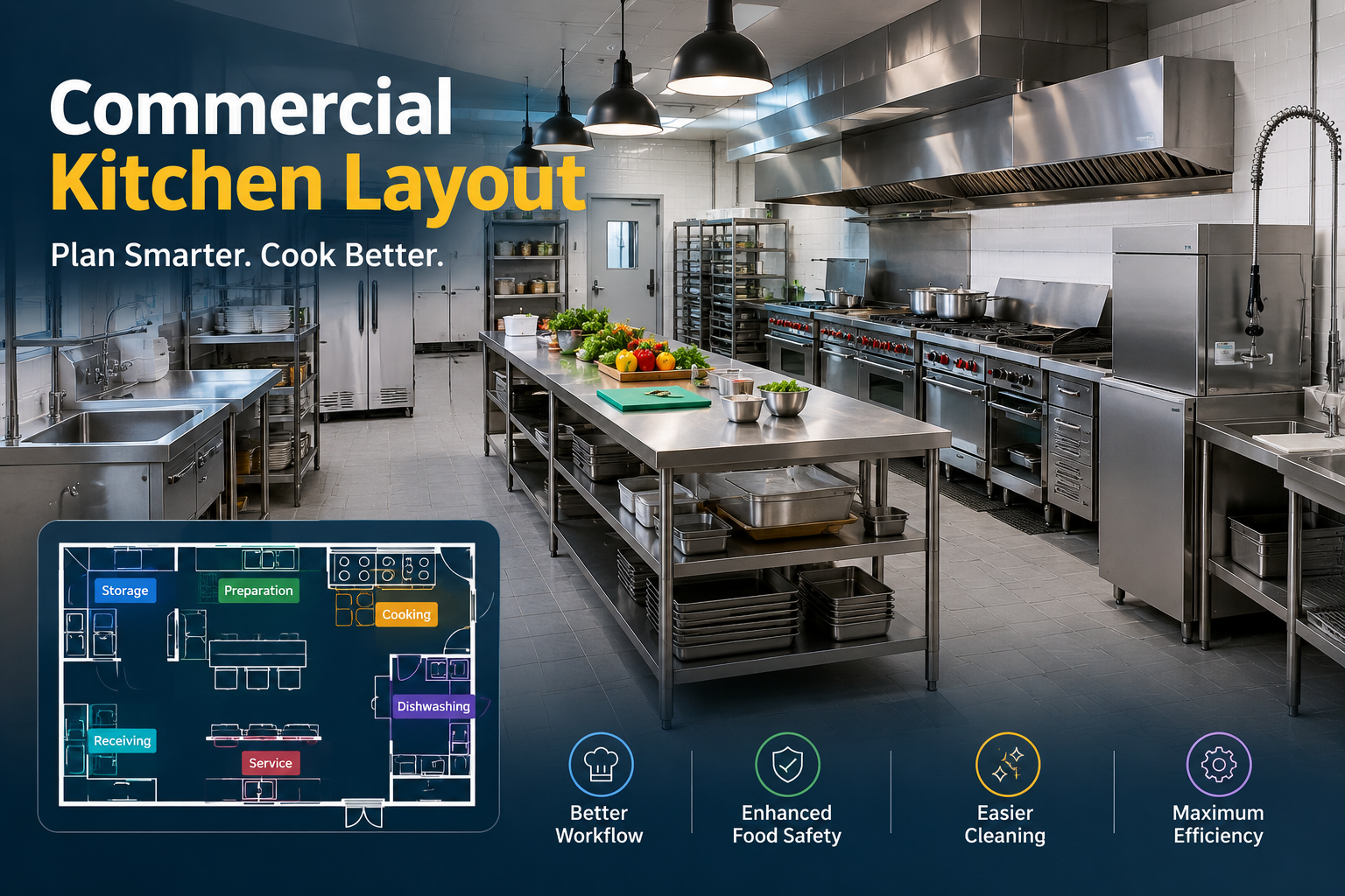 Commercial Kitchen Layout: Complete Design Guide